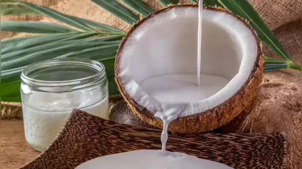 Coconut milk rinse