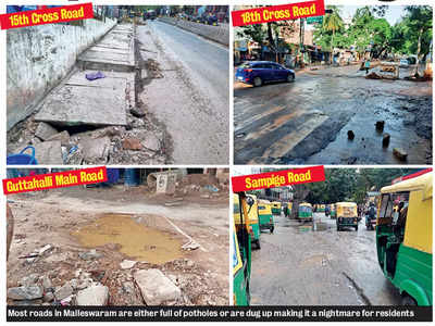Malleswaram Mirror Special: Poor roads agitate locals; protest plan is brewing