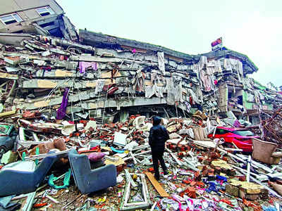 Devastation in Turkey, Syria: Buildings toppled, hundreds trapped, over 2,300 killed