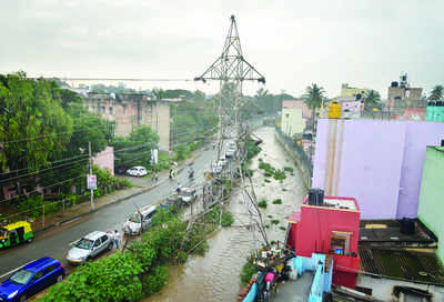 Not just BBMP and BWSSB, Blame Bescom too for...Floody nuisance