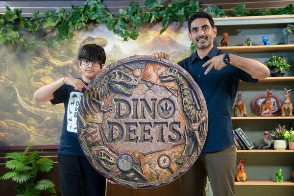 Lokesh’s son launches dinosaur podcast ‘Dino Deets’