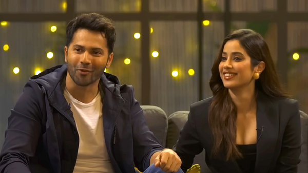 Varun Dhawan and Janhvi Kapoor create Bawaal as they field personal questions about each other  - Watch exclusive video