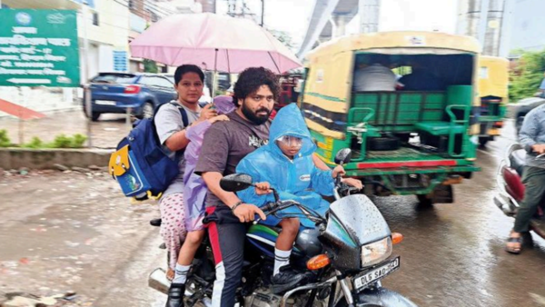 NCR Rains: Schools shut in Noida, Ghaziabad amid flood-like conditions; IMD predicts more showers