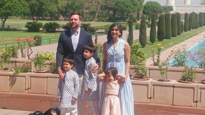 JD Vance India Visit Live Updates: US VP Vance and family visit Taj Mahal