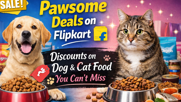 Pawsome Deals on Flipkart: Discounts on Dog & Cat Food You Can’t Miss