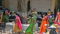 Vat Poornima: Wearing masks, Mumbai women worship banyan trees for husbands’ well being 
