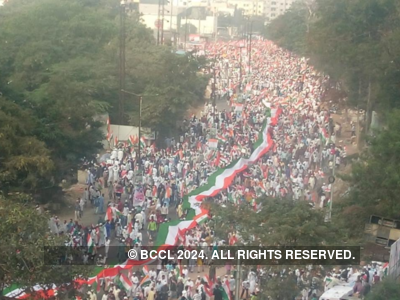 Hyderabad: Asaduddin Owaisi leads massive anti–CAA protest, calls for non-cooperation for NPR