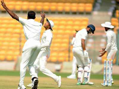 Pacer Ronit More takes five wickets reducing Saurashtra to 227 for seven