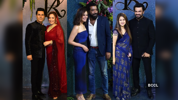 From Sharad Kelkar, Keerti Kelkar to Mona Singh, Priyanka Chahar Choudhary; A look at TV celebs who attended Randeep Hooda and Lin Laishram's star-studded reception