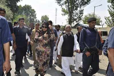 Shopian killings: Police detain PDP chief Mehbooba Mufti in Pulwama