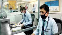 Delhi: Glass shields at IGI Airport for shorter queues 
