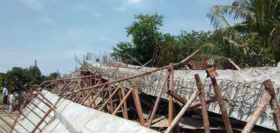 West Bengal: Under-construction bridge collapses in Kakdwip; No casualty reported