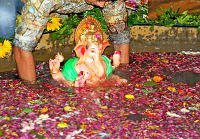 Coast Guard providing security for Ganesh immersion in Mumbai