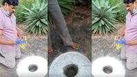 Tamil Nadu: Ancient stone crusher used for grinding oil seeds and millets found in Madurai 