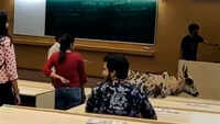 Watch: Stray cattle enters classroom in IIT Bombay 