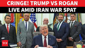 'LITTLE LIBERAL&rsquo;: Trump Jabs Joe Rogan To His Face After Iran War Clash, AWKWARD MOMENT At WH