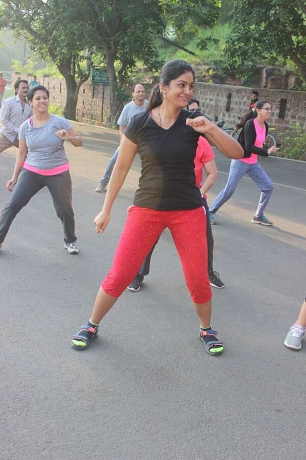 Power packed morning  with lake side Zumba