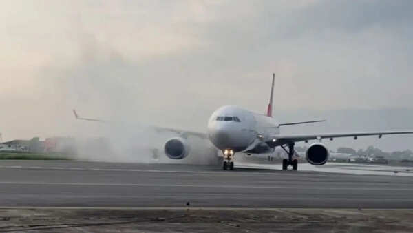 Turkish Airlines plane catches fire while landing in Kathmandu; 278 passengers on board