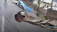 Storm drain’s wall collapsed in Bengaluru due to overnight rainfall 