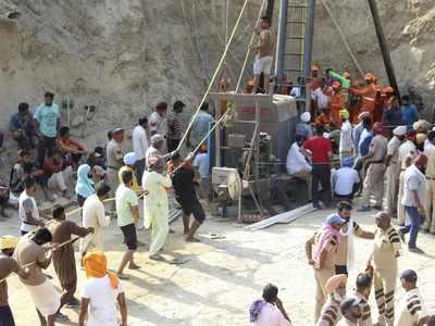 Punjab: Toddler pulled out dead from borewell shaft, villagers bid tearful farewell