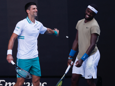 Australian Open: Frances Tiafoe puts up spirited fight, but Novak Djokovic progresses to third round