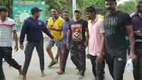Puneeth Rajkumar climbed the steps of Chamundi Hills 
