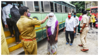 Pune MSRTC begins voluntary temperature screening of passengers for Covid 
