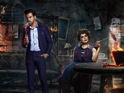 Kangana, Rajkummar tease fans with Mental Hai Kya motion poster