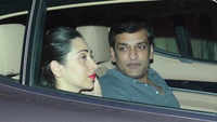 Karisma and alleged beau Sandeep clicked together