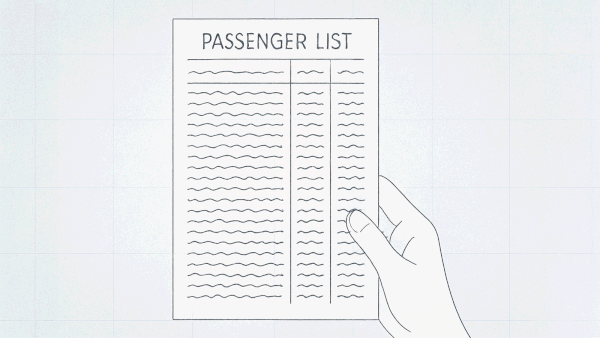 When you fly within the US, what does immigration see about you?