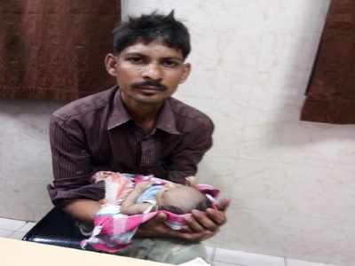 RPF rescues two-month-old boy from drunk father