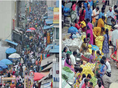 FESTIVE RUSH: In the bazaar of Bengaluru