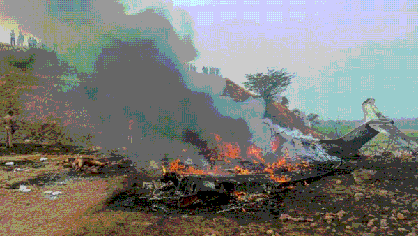 Baramati crash: Eyewitness says he saw plane’s tail hit tree