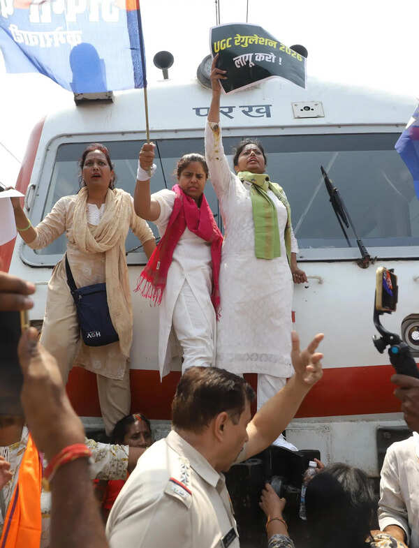 Apna Dal (K) chief Pallavi Patel booked for pro-UGC protest at Charbagh rly station