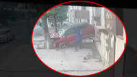 On cam: Speeding car collides with tree in Ludhiana 