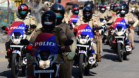 Lockdown: Rajasthan police conduct flag march to raise awareness against COVID-19 