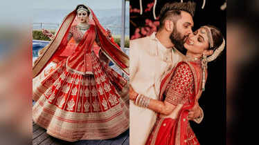 Mouni Roy: Revisiting Mouni Roy's wedding lehenga by Sabyasachi