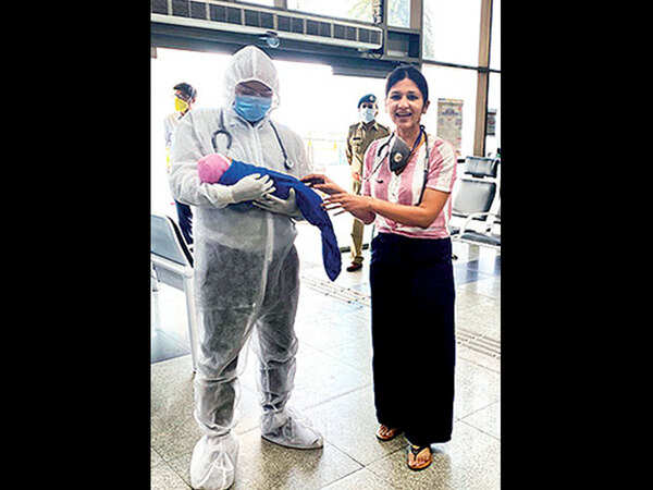 Air ambulance takes Surat's Sonpari to parents