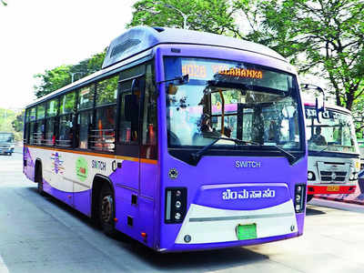 Electric bus drivers told to keep off flooded roads