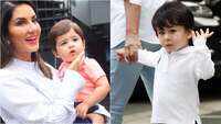 Sunny Leone's son gets mistaken for Taimur Ali Khan, fans ask 'Is she holding Tim Tim'? 