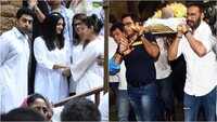 Kajol breaks down in Ash's arms at father-in-law's funeral 