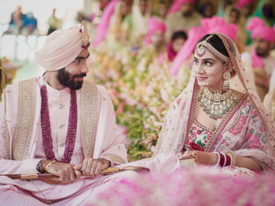 Photos: Jasprit Bumrah ties the knot with Sanjana Ganesan