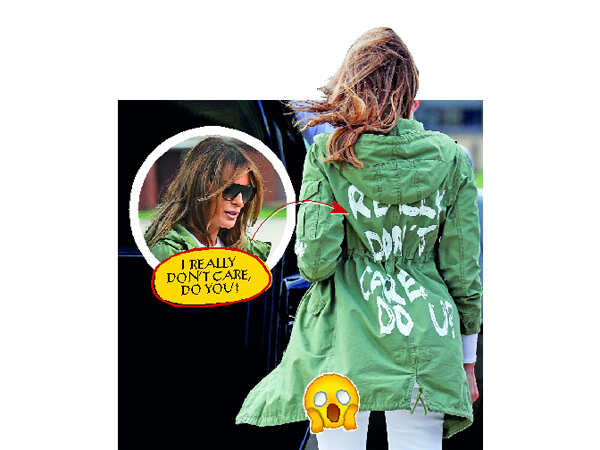 Melania Trump’s jacket un-diplomacy while visiting border kids causes outcry