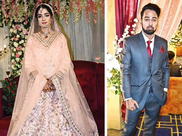 Glitz and glam at this wedding reception