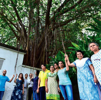 Two SoBo societies join hands to save 100-year-old tree