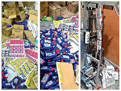 Counterfeit items come tumbling out during CCB team operation