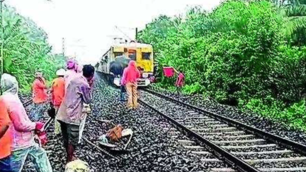 Subsidence hits train ops, commuters stranded