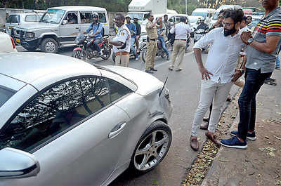 Car rams into pedestrians, knocks down Army jawan