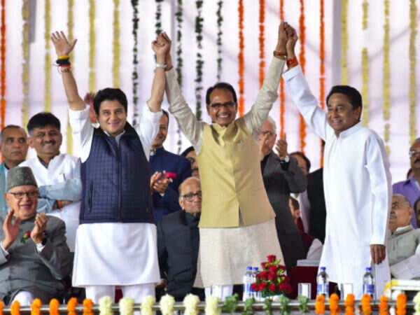 'Gracious in defeat': Chauhan, Raje win hearts at oath-taking ceremonies