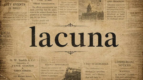 Word of the day: Lacuna